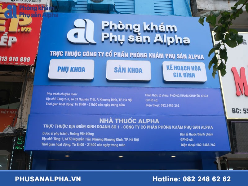 Phòng khám Phụ khoa khu vực Thanh Xuân – Phòng khám Phụ sản Alpha
